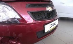 2 089 р. Нижняя сетка на бампер Russtal (черная) Chevrolet Cobalt седан дорестайлинг (2011-2016)  с доставкой в г. Воронеж. Увеличить фотографию 5