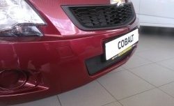 2 089 р. Нижняя сетка на бампер Russtal (черная) Chevrolet Cobalt седан дорестайлинг (2011-2016)  с доставкой в г. Воронеж. Увеличить фотографию 6