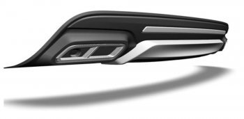 5 299 р. Накладка на задний бампер Extreem Chevrolet Cruze J300 седан рестайлинг (2012-2015) (Неокрашенная)  с доставкой в г. Воронеж. Увеличить фотографию 3