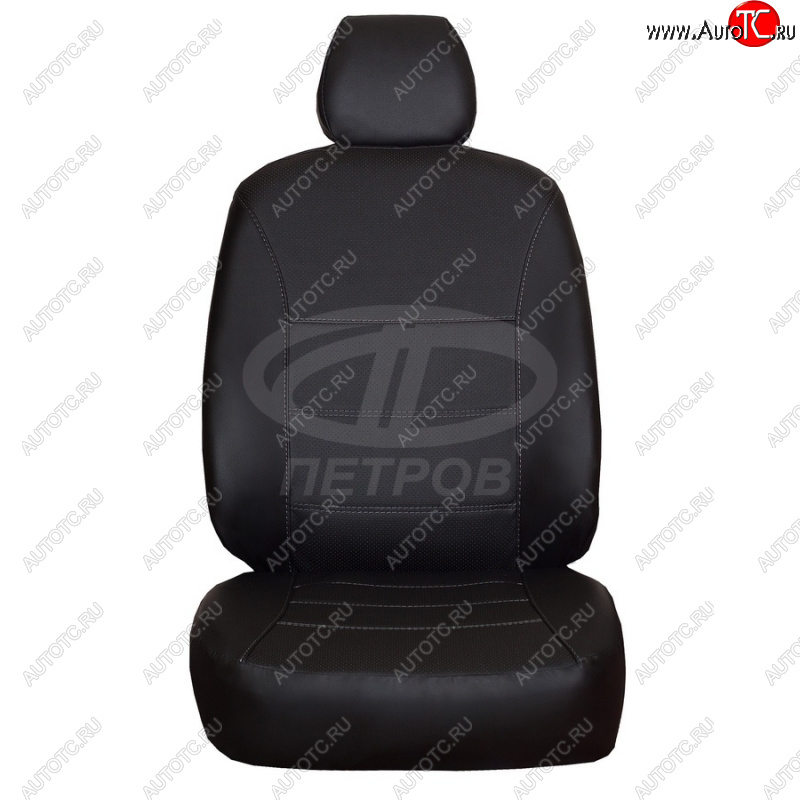 5 699 р. Чехлы на сиденья (экокожа) ПЕТРОВ Орегон  Chevrolet Cruze ( J300,  J308,  J305) (2012-2015), Hyundai Creta  GS (2015-2021) (черный)  с доставкой в г. Воронеж