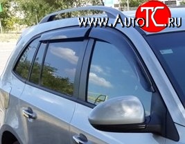 999 р. Комплект дефлекторов окон (ветровиков) 4 шт. Russtal Chevrolet Cruze J308 универсал рестайлинг (2012-2015)  с доставкой в г. Воронеж