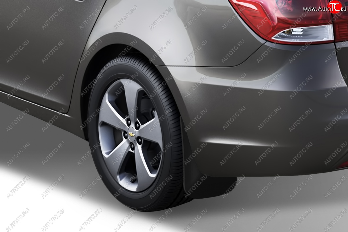 4 799 р. Задние брызговики Frosch Chevrolet Cruze J308 универсал рестайлинг (2012-2015)  с доставкой в г. Воронеж