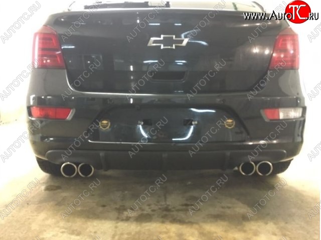 3 499 р. Диффузор заднего бампера CT Chevrolet Cruze J305 хэтчбек дорестайлинг (2009-2012) (Неокрашенная)  с доставкой в г. Воронеж