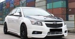 3 999 р. Накладка на передний бампер Extrime Chevrolet Cruze J305 хэтчбек дорестайлинг (2009-2012) (Неокрашенная)  с доставкой в г. Воронеж. Увеличить фотографию 3