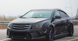9 299 р. Передний бампер MYRIDE STYLE Chevrolet Cruze J300 седан дорестайлинг (2009-2012) (Неокрашенный)  с доставкой в г. Воронеж. Увеличить фотографию 2