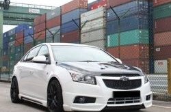 4 199 р. Пороги накладки Extrime  Chevrolet Cruze ( J300,  J305) (2009-2015) седан дорестайлинг, хэтчбек дорестайлинг, седан рестайлинг, хэтчбек рестайлинг (Неокрашенные)  с доставкой в г. Воронеж. Увеличить фотографию 3