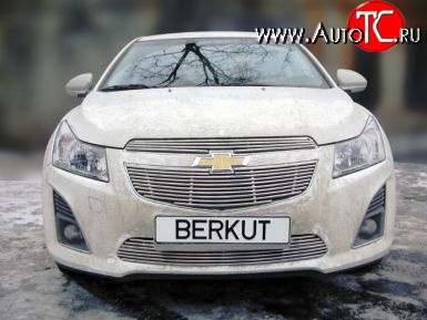 5 999 р. Декоративная вставка решетки радиатора Berkut Chevrolet Cruze J300 седан рестайлинг (2012-2015)  с доставкой в г. Воронеж