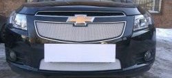 1 559 р. Нижняя сетка на бампер Russtal (хром) Chevrolet Cruze J300 седан рестайлинг (2012-2015)  с доставкой в г. Воронеж. Увеличить фотографию 8