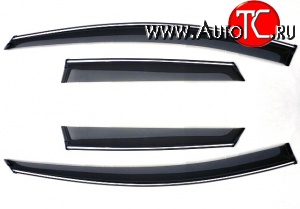 999 р. Комплект дефлекторов окон (ветровиков) 4 шт. (седан) Russtal Chevrolet Epica V250 (2006-2012)  с доставкой в г. Воронеж