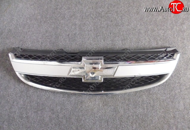 2 499 р. Решетка радиатора SPARD Chevrolet Epica V250 (2006-2012) (Неокрашенная)  с доставкой в г. Воронеж