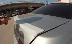 3 299 р. Лип спойлер CT Chevrolet Epica V250 (2006-2012) (Неокрашенный)  с доставкой в г. Воронеж. Увеличить фотографию 2