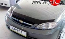 2 069 р. Дефлектор капота NovLine Daewoo Gentra KLAS седан (2012-2016)  с доставкой в г. Воронеж. Увеличить фотографию 2