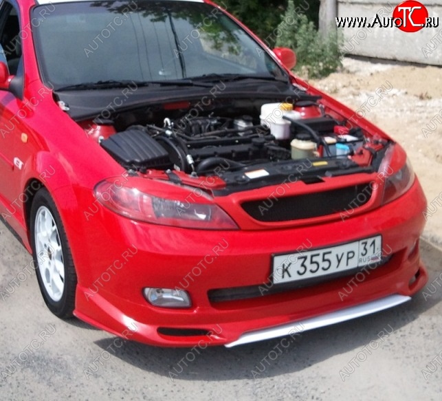 1 249 р. Нижняя планка для накладки переднего бампера CT 1 Chevrolet Lacetti хэтчбек (2002-2013) (Неокрашенная)  с доставкой в г. Воронеж