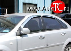 999 р. Комплект дефлекторов окон (ветровиков) 4 шт. Russtal Chevrolet Lacetti седан (2002-2013)  с доставкой в г. Воронеж