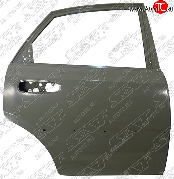 8 999 р. Правая дверь задняя SAT Chevrolet Lacetti седан (2002-2013) (Неокрашенная)  с доставкой в г. Воронеж