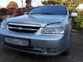 469 р. Реснички на фары KURAJ Chevrolet Lacetti седан (2002-2013) (Неокрашенные)  с доставкой в г. Воронеж. Увеличить фотографию 3