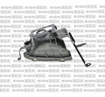 1 089 р. Левая противотуманная фара SIGNEDA Chevrolet Lacetti седан (2002-2013)  с доставкой в г. Воронеж. Увеличить фотографию 2