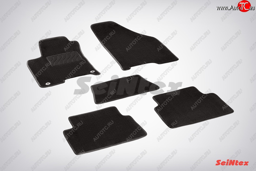 2 799 р. Износостойкие коврики в салон SeiNtex Premium LUX (ворсовые) Chevrolet Lacetti седан (2002-2013)  с доставкой в г. Воронеж