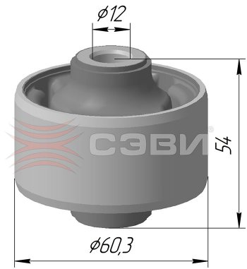 Шарнир рычагов передней подвески 2108 СЭВИ-Эксперт (задний) Chevrolet Nubira J200 (2003-2010)