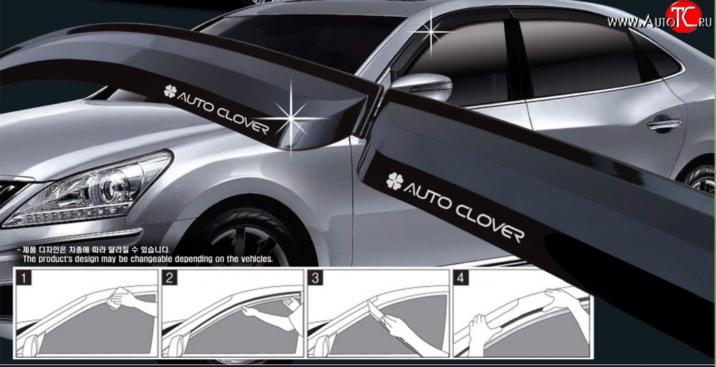 849 р. Дефлектора окон Avtoclover Chevrolet Lacetti универсал (2002-2013)  с доставкой в г. Воронеж