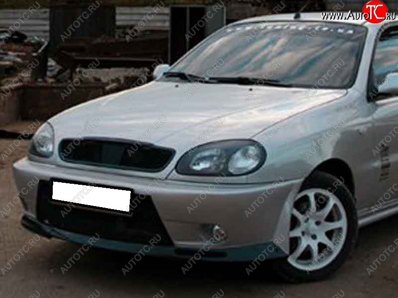 6 249 р. Передний бампер CT  Chevrolet Lanos  T100 (1997-2017), Daewoo Sense  Т100 (1997-2008), ЗАЗ Sens ( седан,  хэтчбэк) (2007-2017) (Неокрашенный)  с доставкой в г. Воронеж