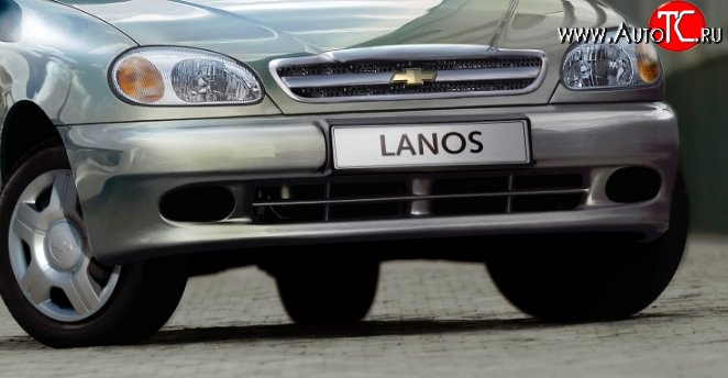 3 499 р. Передний бампер Стандарт  Chevrolet Lanos ( T100,  T150,  седан) (1997-2017), Daewoo Sense  Т100 (1997-2008), ЗАЗ Chance ( седан,  хэтчбэк) (2009-2017), ЗАЗ Sens ( седан,  хэтчбэк) (2007-2017) (Окрашенный)  с доставкой в г. Воронеж