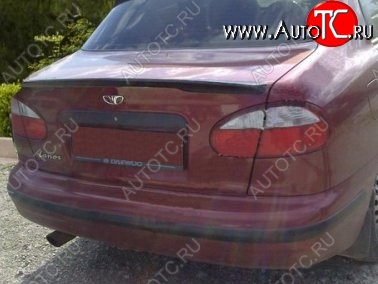 2 649 р. Лип спойлер CT Daewoo Sense Т100 седан (1997-2008) (Неокрашенный)  с доставкой в г. Воронеж