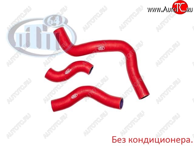 2 499 р. Патрубки радиатора ПТП64 Chevrolet Lanos T100 седан (2002-2017) (Без кондиционера)  с доставкой в г. Воронеж