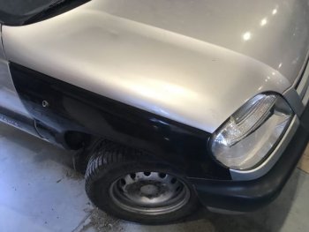 4 799 р. Левое крыло переднее Avpplast (пластиковое)  Chevrolet Niva  2123 (2002-2008), Лада 2123 (Нива Шевроле) (2002-2008) (Неокрашенное)  с доставкой в г. Воронеж. Увеличить фотографию 2