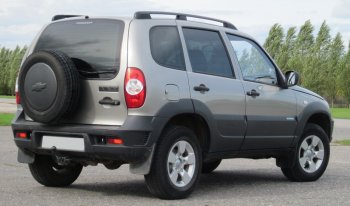 7 999 р. Рейлинги крыши АПС  Chevrolet Niva  2123 (2002-2020), Лада 2123 (Нива Шевроле) (2002-2021), Лада Нива Трэвел (2021-2025) (Черные, без поперечин)  с доставкой в г. Воронеж. Увеличить фотографию 3