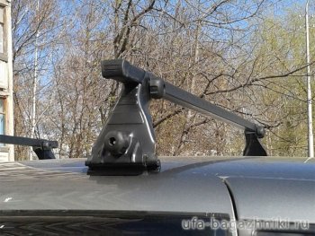 1 499 р. Поперечины (рейлинги) Мамонт (мт-0004) Chevrolet Niva 2123 дорестайлинг (2002-2008)  с доставкой в г. Воронеж. Увеличить фотографию 2
