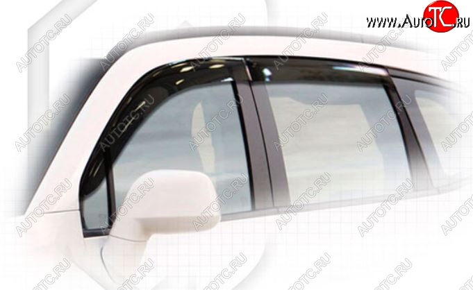 2 199 р. Дефлектора окон CA-Plastiс Chevrolet Orlando (2011-2018) (Classic полупрозрачный, Без хром.молдинга)  с доставкой в г. Воронеж
