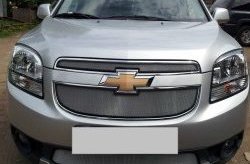 1 539 р. Сетка в решетку радиатора (нижняя) Russtal Chevrolet Orlando (2011-2018) (хром)  с доставкой в г. Воронеж. Увеличить фотографию 5