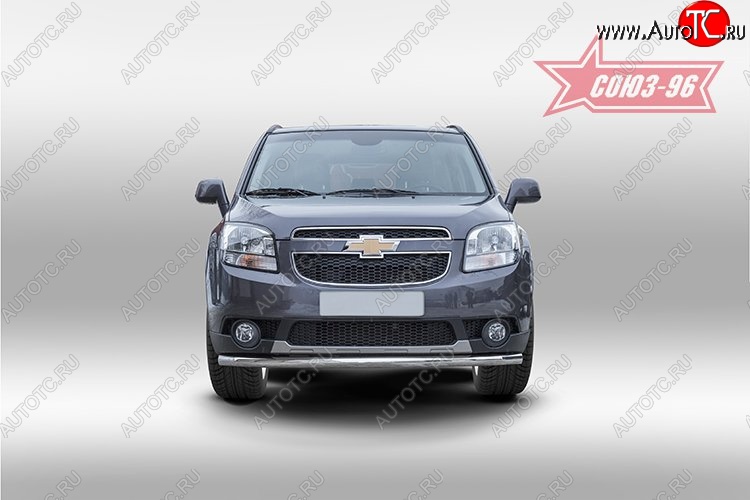 15 389 р. Защита переднего бампера одинарная Souz-96 (d60)  Chevrolet Orlando (2011-2018)  с доставкой в г. Воронеж