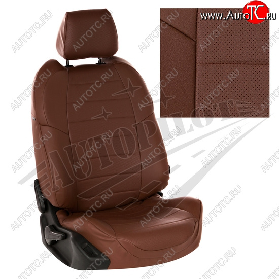 13 849 р. Чехлы сидений AUTOPILOT Экокожа (задние спинка и сиденье 40/60)  Chevrolet Spark  M300 (2010-2022) дорестайлинг, 2-ой рестайлинг (Темно коричневый + Темно коричневый)  с доставкой в г. Воронеж