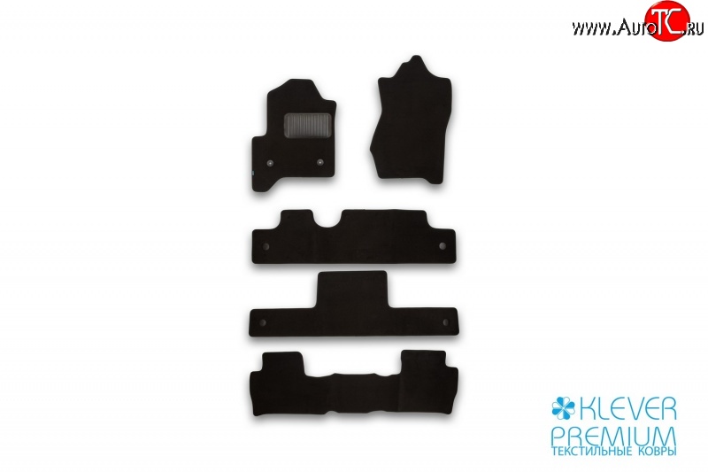 15 449 р. Коврики в салон Klever Premium Chevrolet Tahoe K2UC (2014-2021) (черный)  с доставкой в г. Воронеж