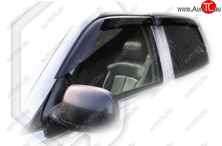 1 999 р. Дефлектора окон CA-Plastic Chevrolet Tahoe GMT800 (2000-2006) (Classic полупрозрачный)  с доставкой в г. Воронеж