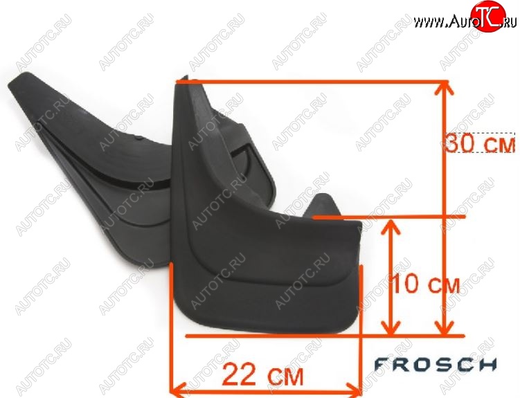 359 р. Универсальные передние брызговики (22х30 см) Frosсh    с доставкой в г. Воронеж