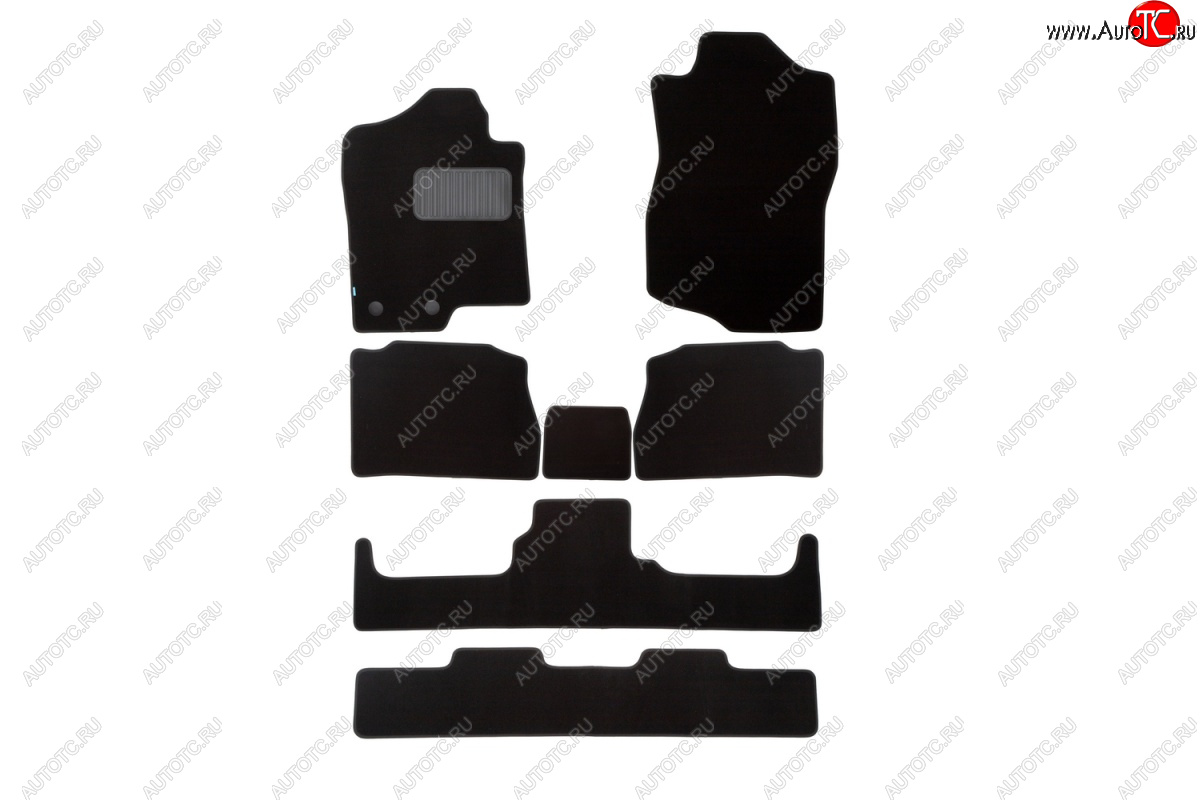 5 999 р. Текстильные коврики салона Klever Premium АКПП  Chevrolet Tahoe  GMT900 (2006-2013) 5 дв. (Черные)  с доставкой в г. Воронеж