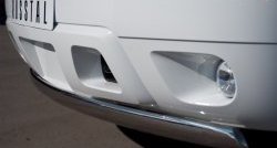18 099 р. Защита переднего бампера (Ø75х42 мм, нержавейка) Russtal Chevrolet Tracker (2013-2015)  с доставкой в г. Воронеж. Увеличить фотографию 3
