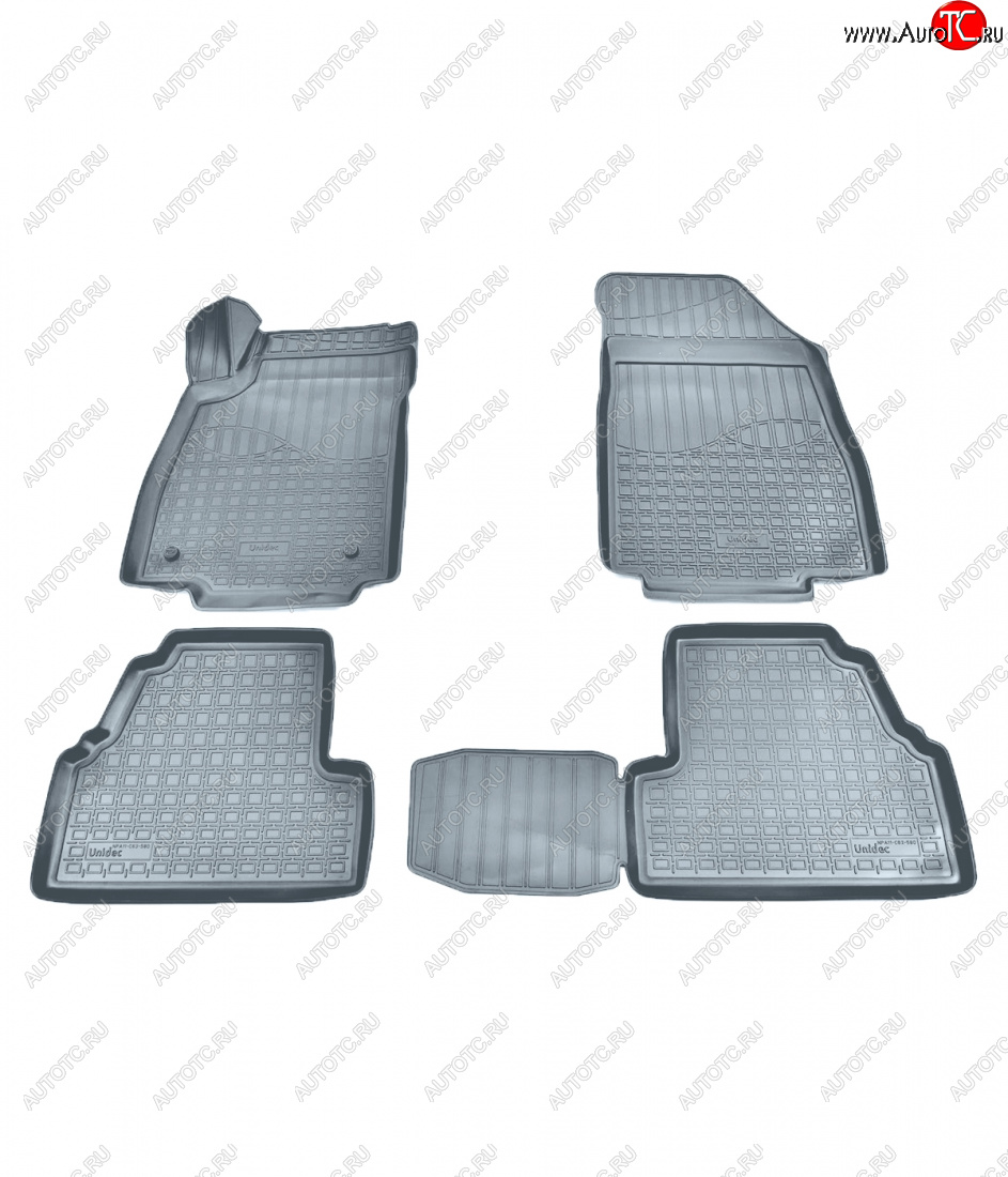 2 989 р. Коврики салона Norplast Unidec  Chevrolet Tracker (2013-2015) (серые)  с доставкой в г. Воронеж