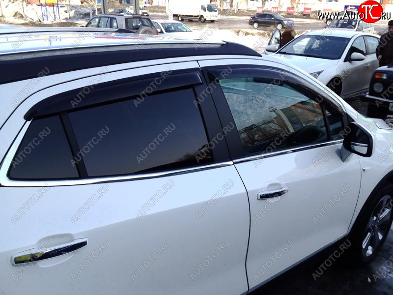 3 199 р. Дефлектора окон SIM (Premium)  Chevrolet Tracker (2019-2022), Opel Mokka (2020-2025)  с доставкой в г. Воронеж