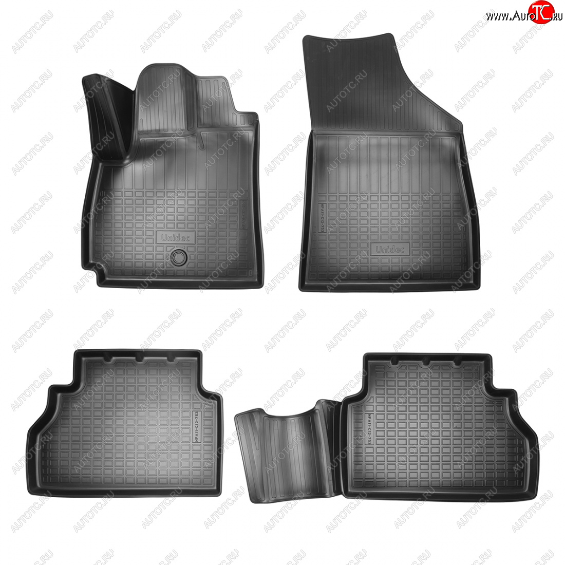 2 459 р. Коврики салона Norplast Unidec Chevrolet Tracker (2019-2022) (черные)  с доставкой в г. Воронеж