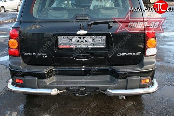 16 064 р. Защита заднего бампера Souz-96 (d76)  Chevrolet Trailblazer  GMT360 (2006-2012) рестайлинг  с доставкой в г. Воронеж