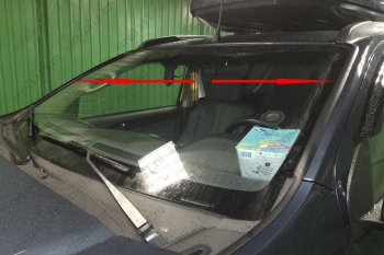 1 699 р. Водостоки лобового стекла Стрелка 11 Chevrolet Trailblazer GM800 дорестайлинг (2012-2016)  с доставкой в г. Воронеж. Увеличить фотографию 2