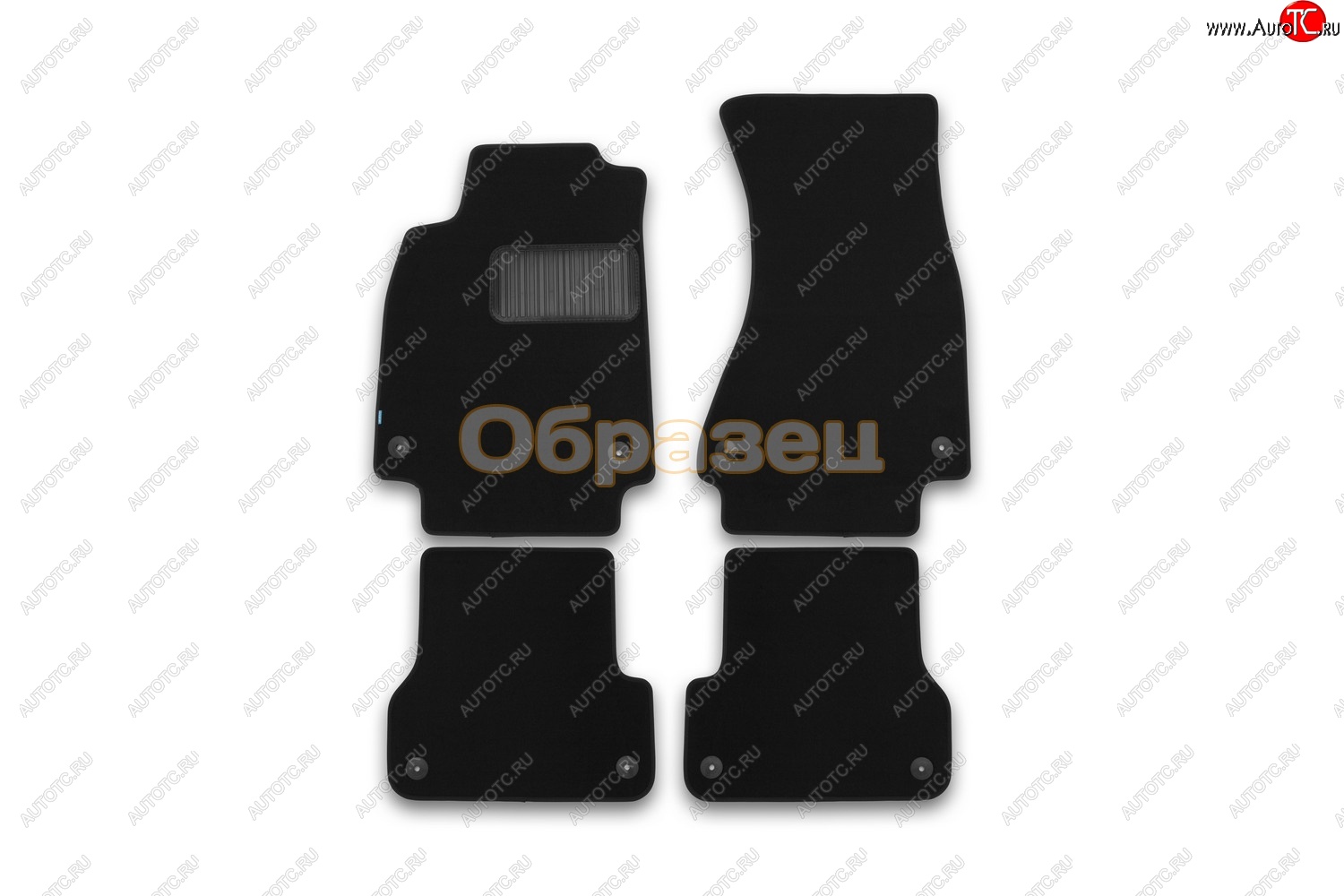 299 р. Коврики в салон Klever Standard (АКПП, текстиль) Chrysler 300C LX седан (2004-2011) (Черный)  с доставкой в г. Воронеж