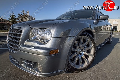 6 649 р. Накладка на передний бампер SRT 8 STYLE Chrysler 300C LX седан (2004-2011) (Неокрашенная)  с доставкой в г. Воронеж
