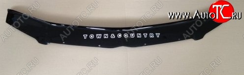 999 р. Дефлектор капота Russtal Chrysler Town and Country RT минивэн дорестайлинг (2007-2010)  с доставкой в г. Воронеж