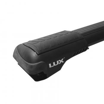 15 499 р. Багажник в сборе LUX Хантер L47  CITROEN Nemo (2007-2018), Fiat Doblo  223 (2000-2005), Ford Explorer  U502 (2010-2016), Honda Pilot  YF1 (2002-2008), Jeep Cherokee  KK (2007-2014), Land Rover Discovery  2 L318 (1998-2004), Lexus LX570  J200 (2007-2015), Opel Combo  D (2012-2018), Peugeot Bipper (2008-2018), Toyota Land Cruiser ( J105,  100,  200) (1998-2021), Уаз Патриот ( 3163 5 дв.,  Спорт,  3163 5-дв.,  23632) (2005-2025) (аэро-трэвэл (110-120 см), черный)  с доставкой в г. Воронеж. Увеличить фотографию 5