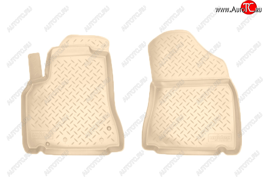 1 259 р. Коврики салона Norplast Unidec (передние) CITROEN Berlingo B9 рестайлинг (2015-2022) (Цвет: бежевый)  с доставкой в г. Воронеж